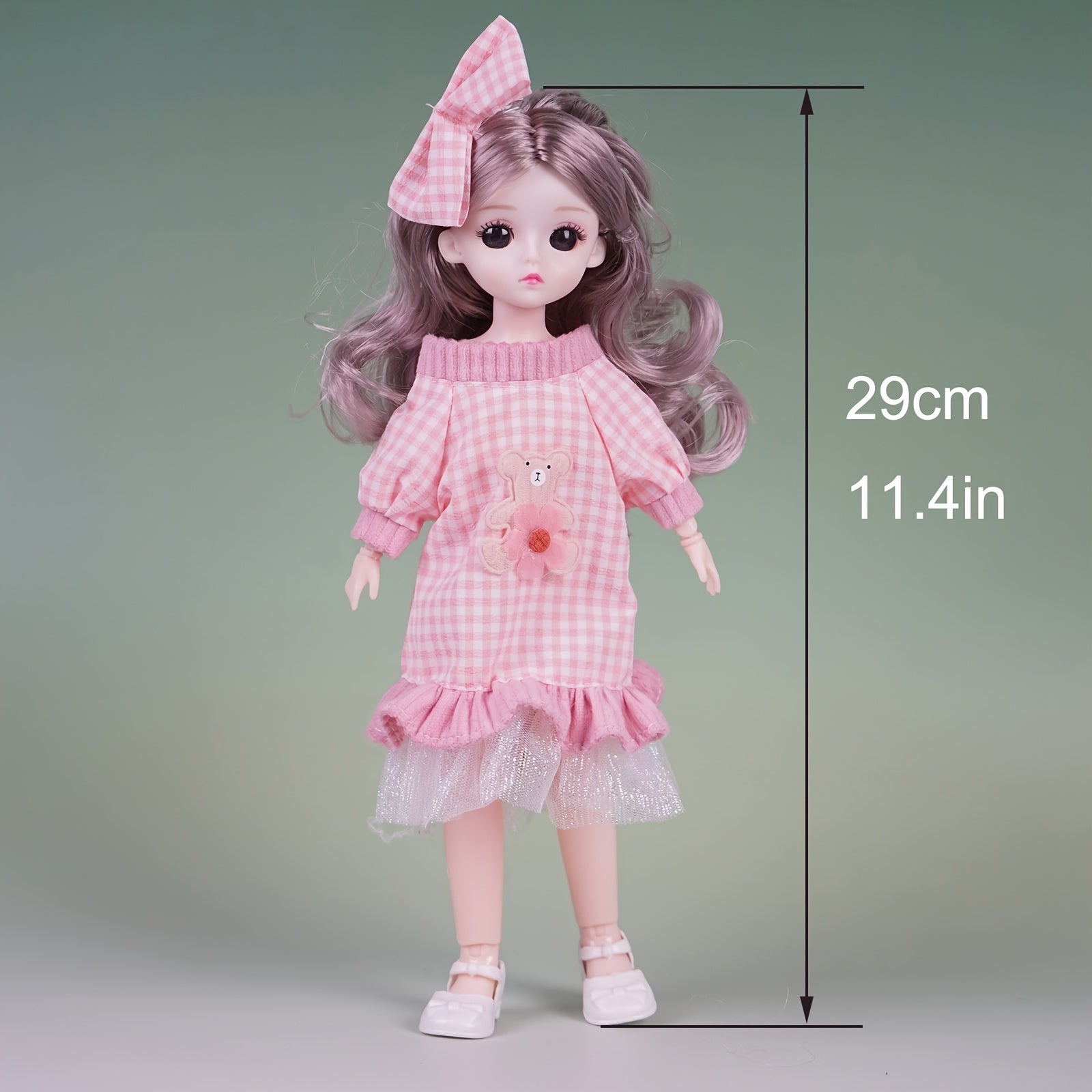 Anime Princess Doll 1pc Jointed BJD PVC Ideal for Girls Birthday Gift