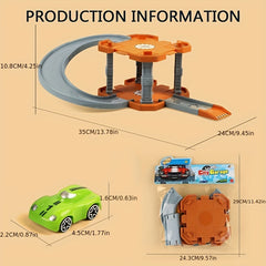 Children's Parking Lot with 2 Mini Cars - DIY Assembly - Ages 3+