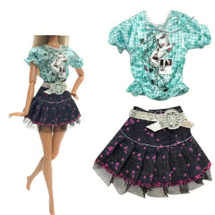 Doll Dress Clothes Pants Outfit Skirt For 29 Doll Accessories Child's Toys