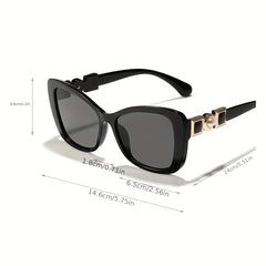 Cat Eye Sunglasses Faux Pearl Temple UV400