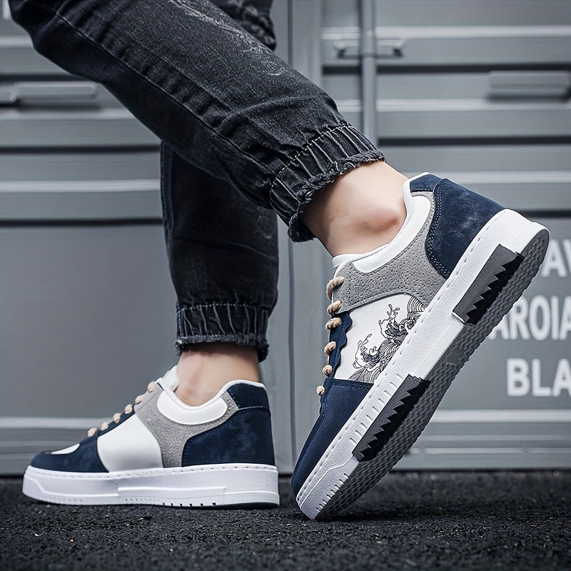 Men's Breathable Skate Shoes Non Slip Sneakers