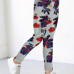 Girls Flower Pattern Leggings All Seasons Sports Gift