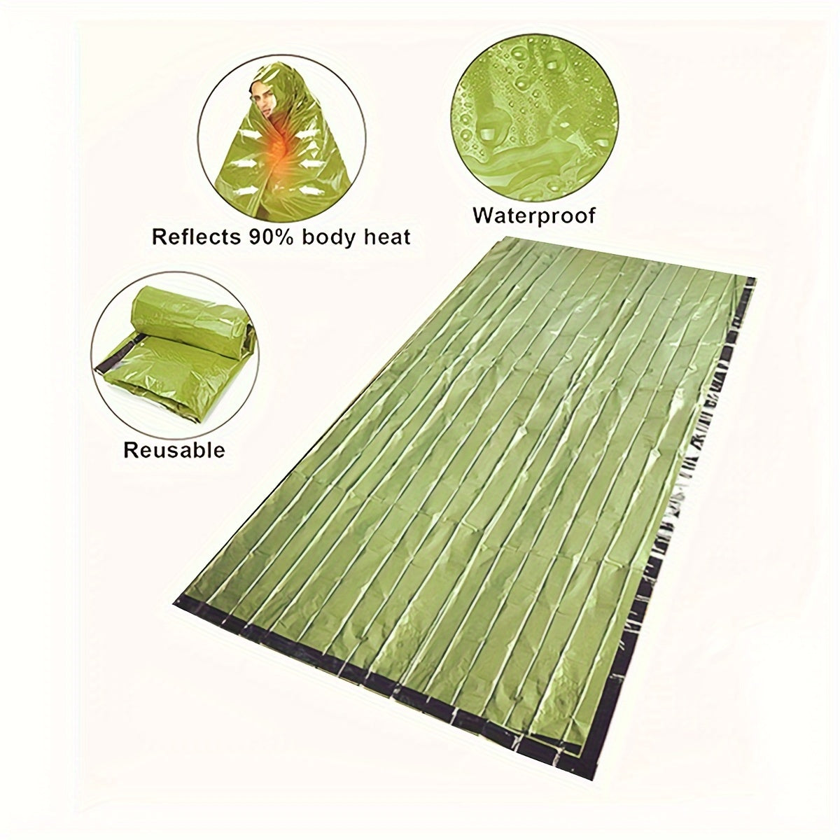 Portable Warm & Cold Resistant Sleeping Bag for Outdoor Travel