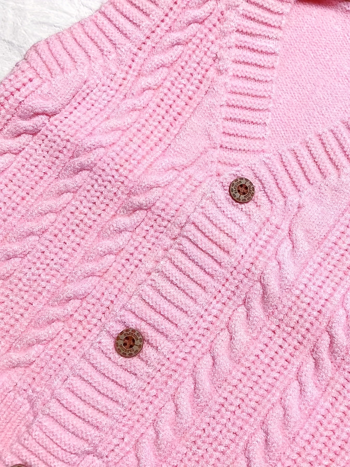 Baby Girl V Neck Knitted Sweater Cardigan Vest