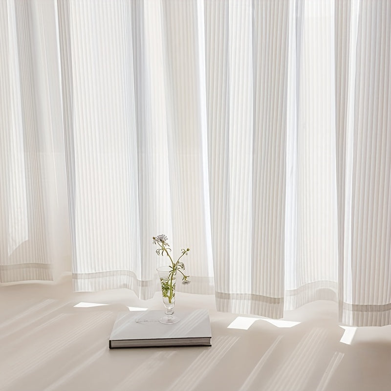 Modern Clover Yarn Curtain for Floating Window Balcony