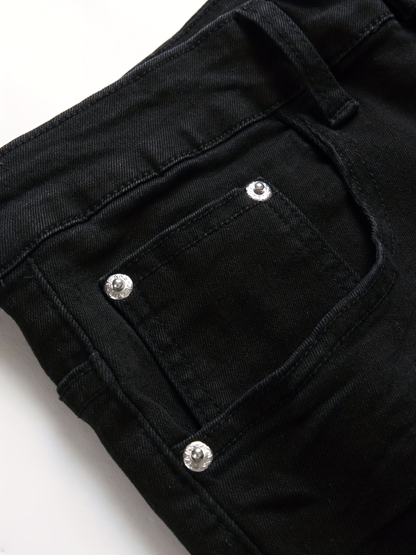 Men's Slim Fit Classic Jeans - Medium Stretch Denim Pants