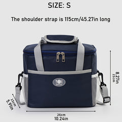 Portable Insulated Bag Large Capacity Aluminum Foil Lunch Box Bag