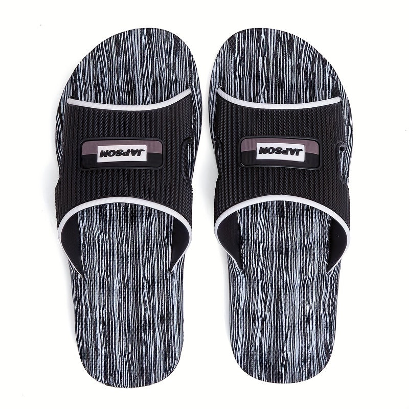 Men's Non Slip Slides Open Toe Shoes Indoor Outdoor Beach Shower