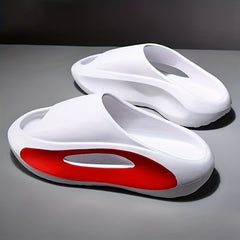 Men's Lightweight Open Toe Slippers for Indoor Outdoor Shower Bathroom