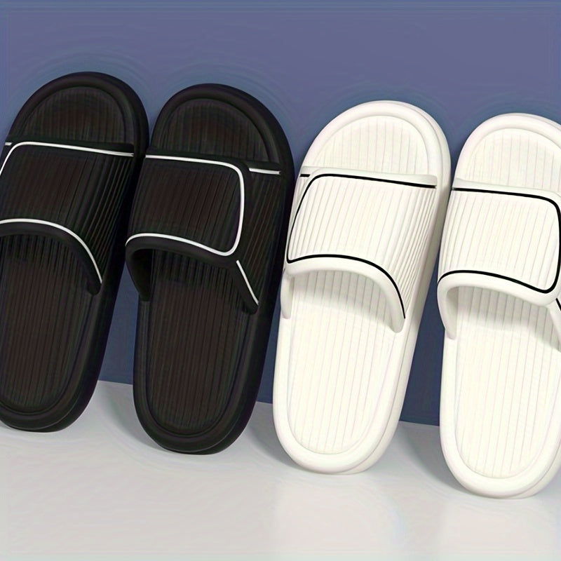 Women's Contrast Slides Soft Sole Pillow Slides