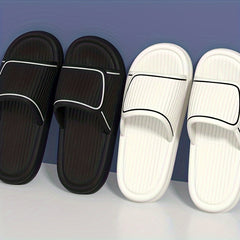 Women's Contrast Slides Soft Sole Pillow Slides