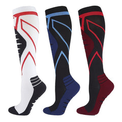 Marathon Compression Socks for Men Outdoor Sports Crew Socks