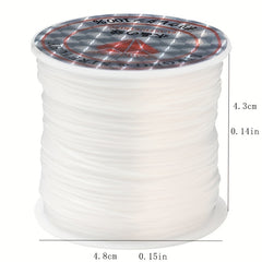 2pcs 0.8mm Elastic Stretchy Bracelet Cord Crystal Bead String for Jewelry Making