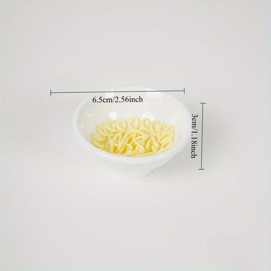 Simulation Ramen Bowl Toy Noodle Soup Bowl DIY Play Food Accessory