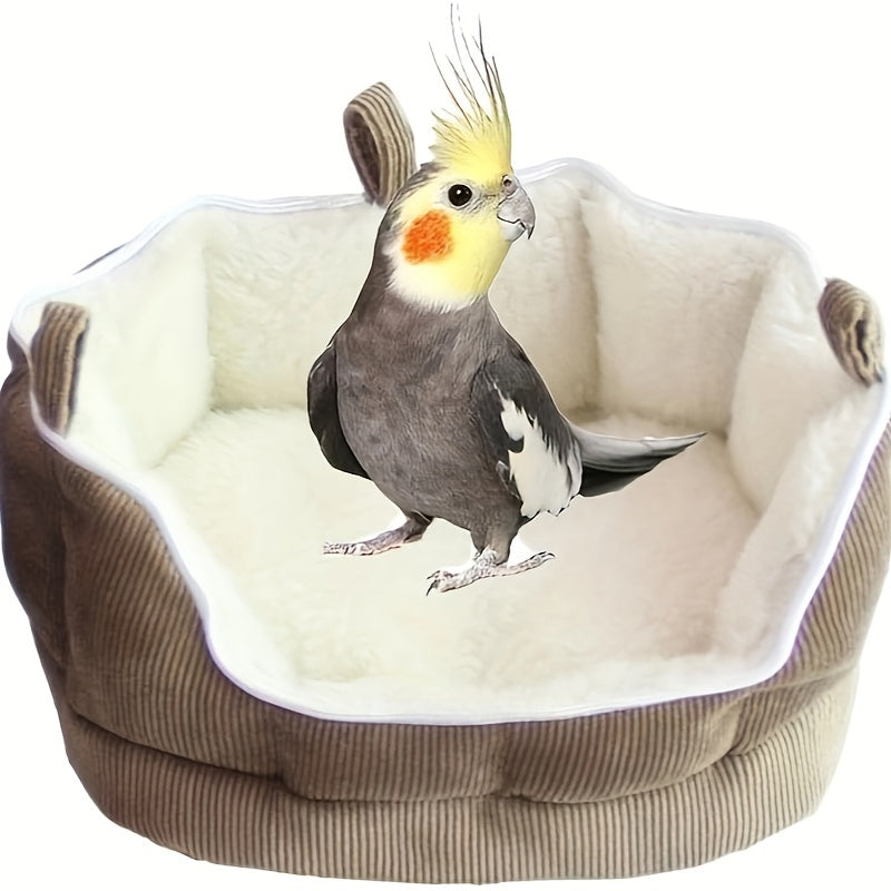Bird Soft Nest Hanging Hammock Bed Toy For Parrot Parakeet Cockatiel