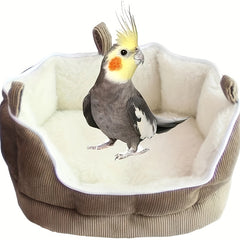 Bird Soft Nest Hanging Hammock Bed Toy For Parrot Parakeet Cockatiel