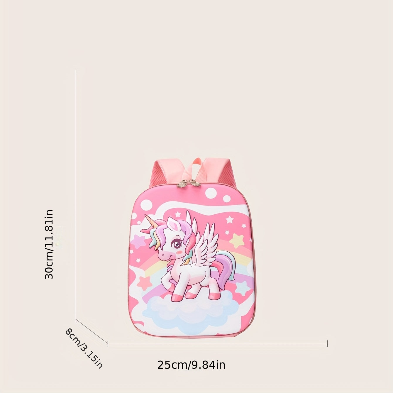 Unicorn 3D Backpack Lightweight Schoolbag Travel Backpack