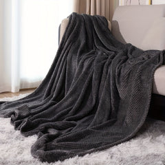 Winter Warm Fleece Throw Blanket Soft Warm Throw Blanket for Bed Couch