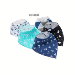 5pcs Soft Baby Feeding Bibs for Kids Teens & Adults