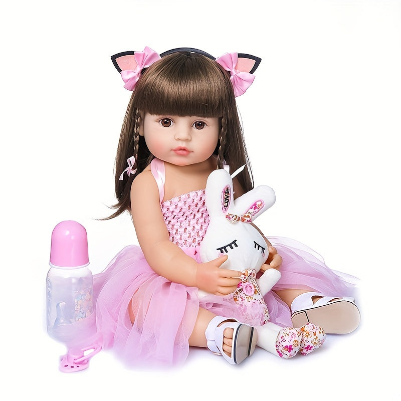 Silicone Body Reborn Baby Doll: Newborn Toy for Girls