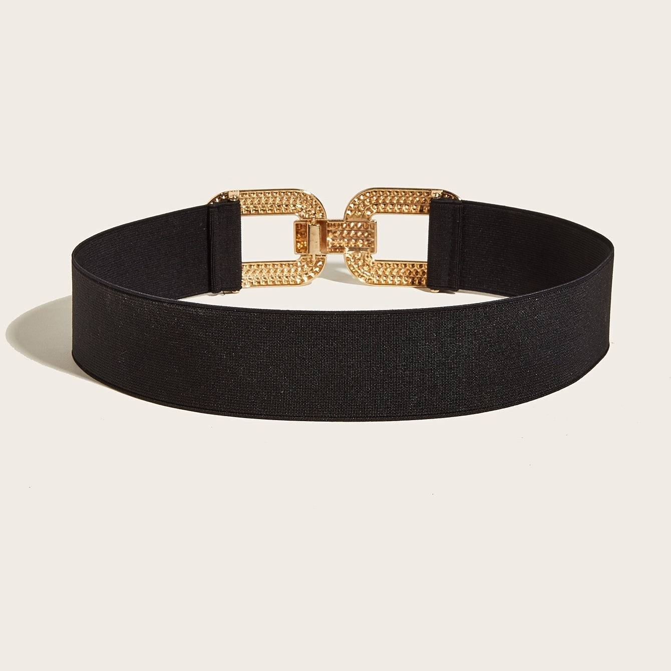 Wide Elastic Buckle Belts For Woman