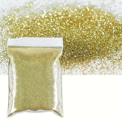 50g Golden Glitter Powder Pearlescent DIY Leather Pieces Crystal Colorful