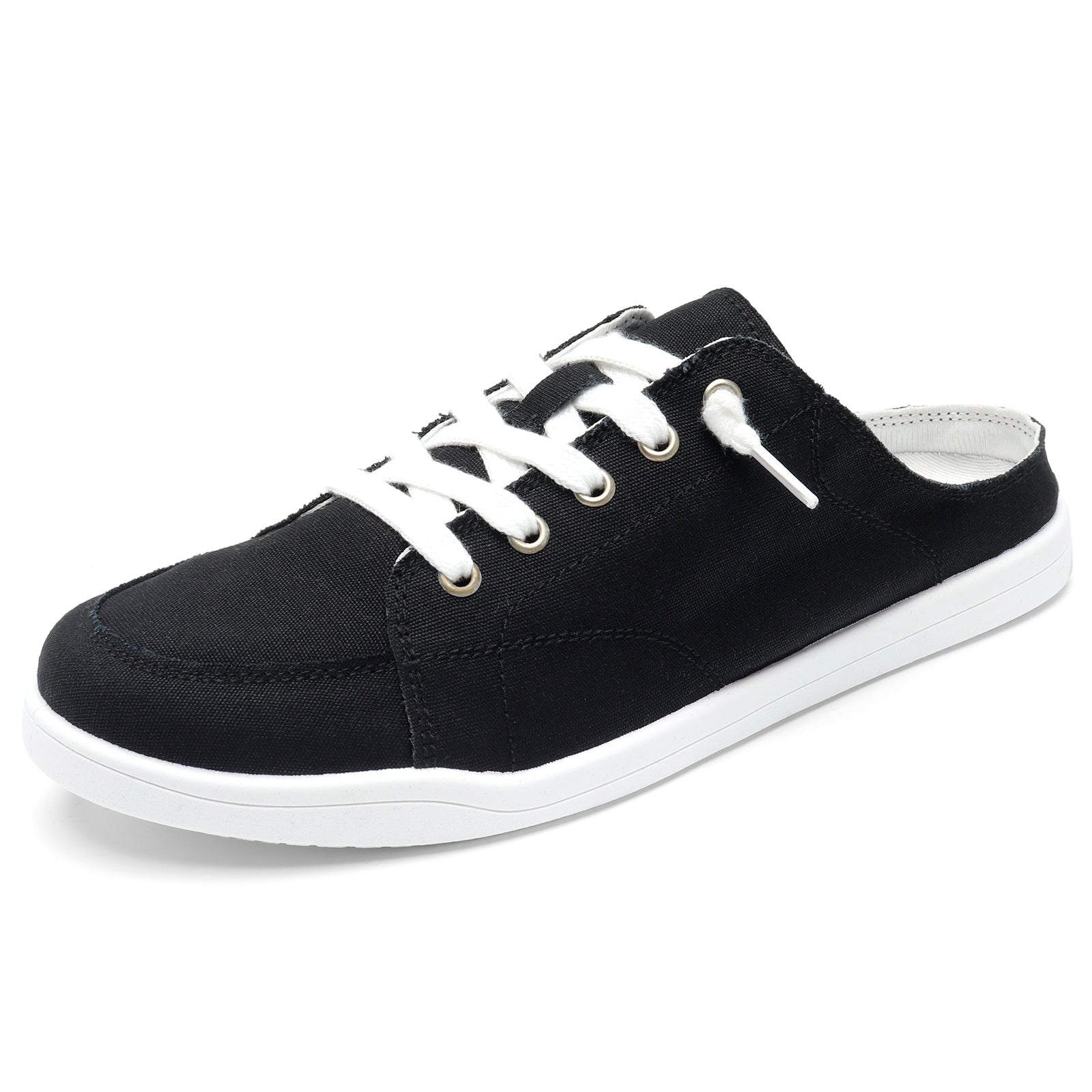 STQ Women's Laceless Walking Shoes Lightweight Slip on Work Sneakers