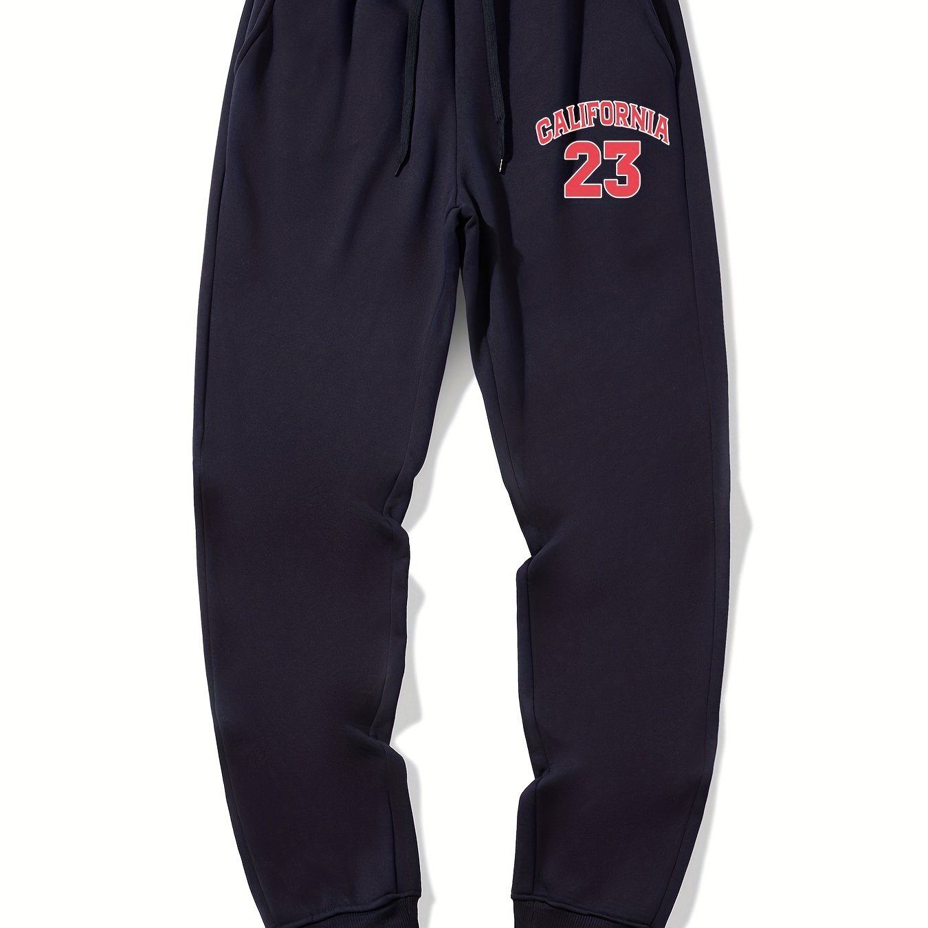 CA 58 Casual Stretch Graphic Drawstring Joggers Men's Sweatpants For Spring