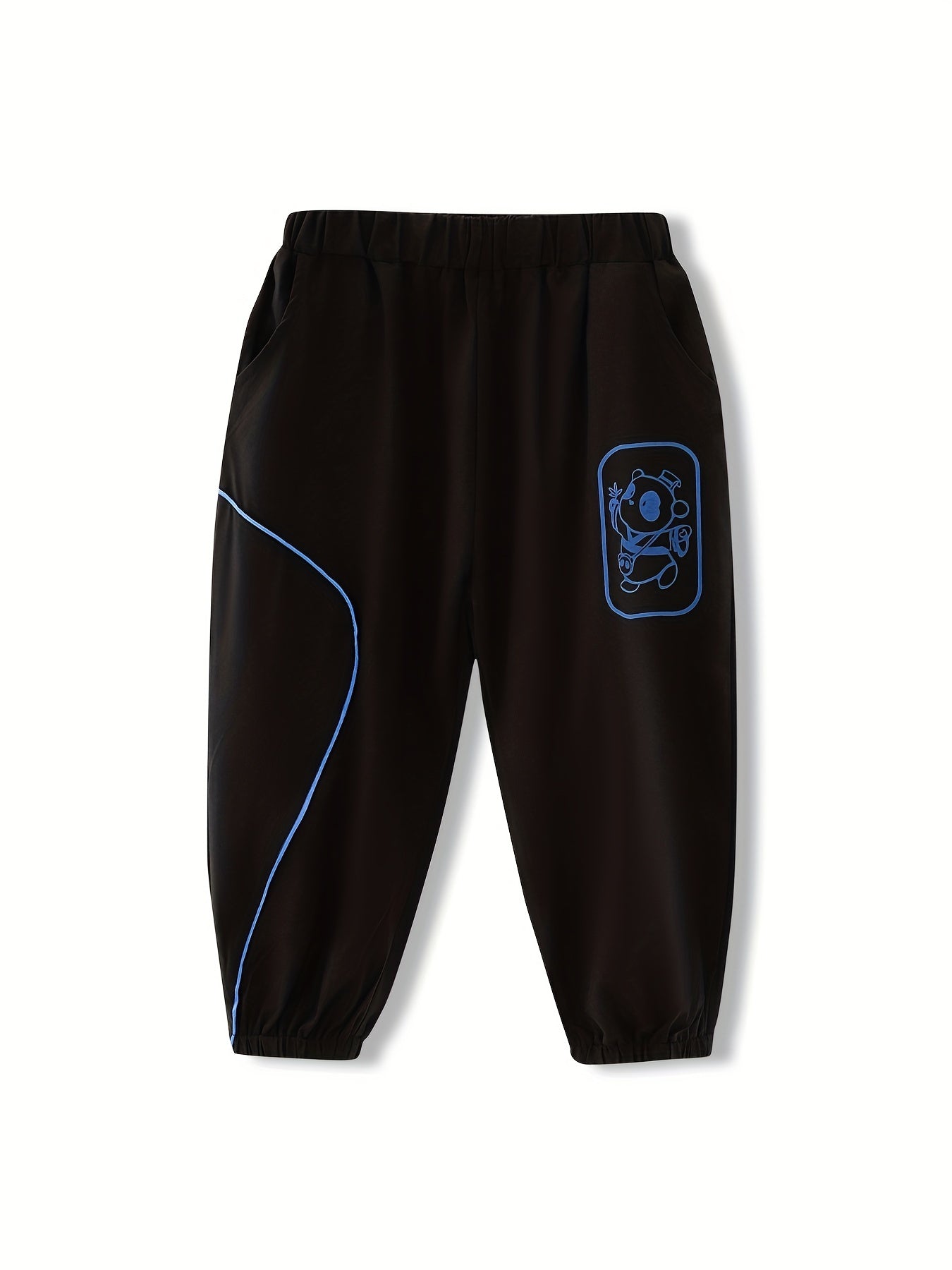 Boys' Animal Print Quick-Drying Long Pants for Summer