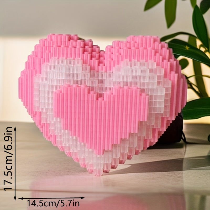 5000pcs Pink Building Block Puzzle Gift for Christmas