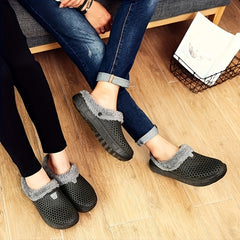 Women's Winter Clogs Plush Inner Comfort Slippers Indoor Outdoor Garden Slippers