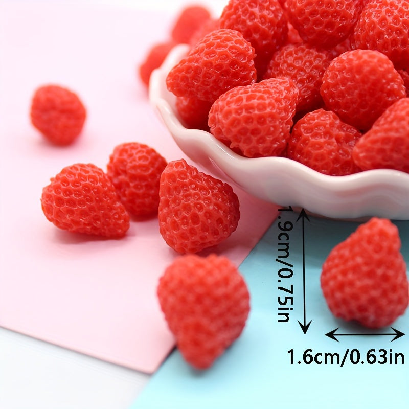 5pcs Artificial Mini Raspberry Strawberries DIY Craft Decoration