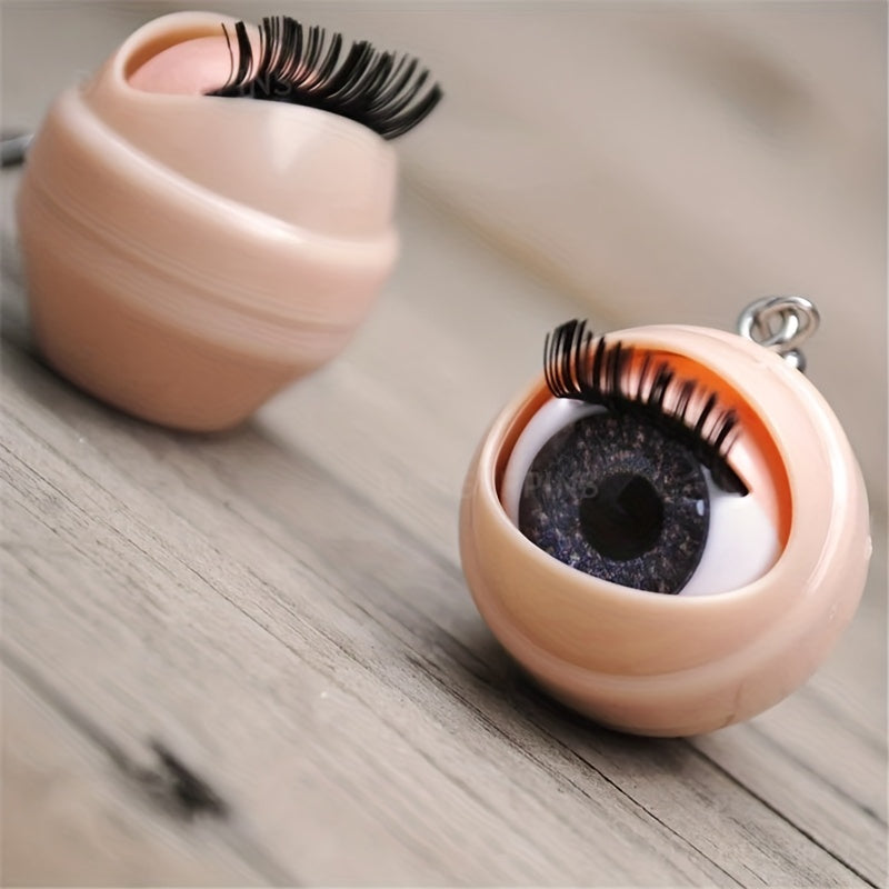 Pair of Terrifying Baby Eye Earrings with Blinking Movements