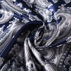 Vintage Silk Waist Fruit Print Bandana