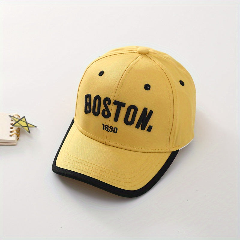 Kids' Sunshade Baseball Cap, Outdoor Patterned Breathable Hat