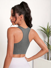 Breathable High Impact High Stretch Yoga Running Sports Tank Top Crop