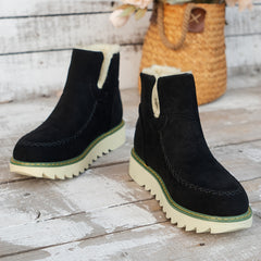 Plush Lined Thermal Snow Boots Casual Non Slip Wear Resistance