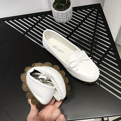 Women's Bowknot Flat Shoes Casual Soft Sole Loafers