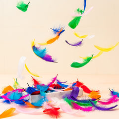 100 Colorful Feathers DIY Craft Jewelry Wedding Party Decorations