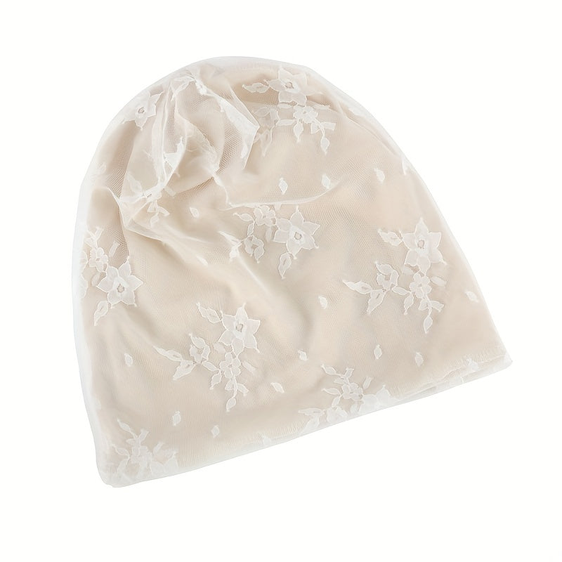 Soft Lace Turban Sleep Cap Chemo Hat for Men and Women