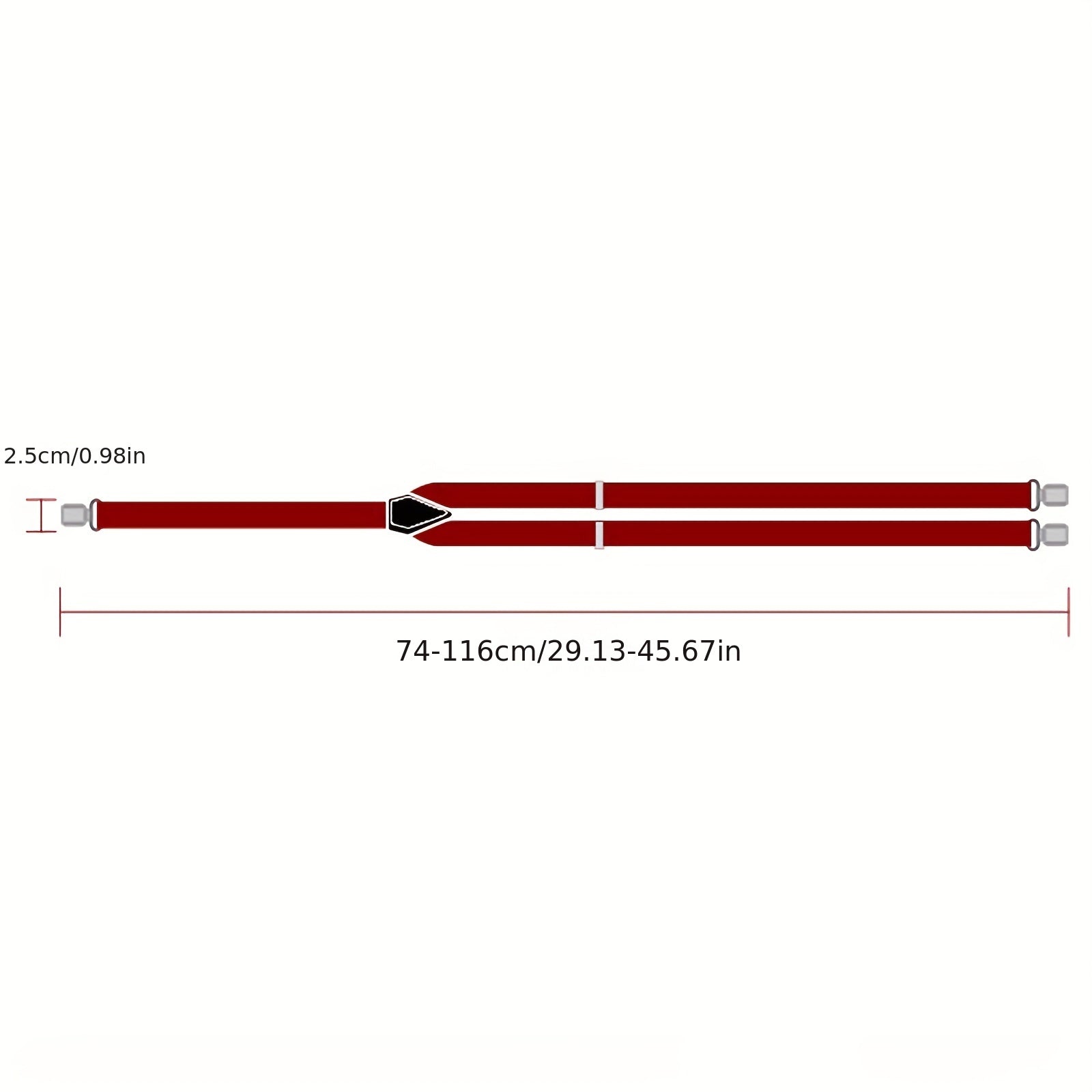 Elastic Non-slip Suspenders With Adjustable Clips