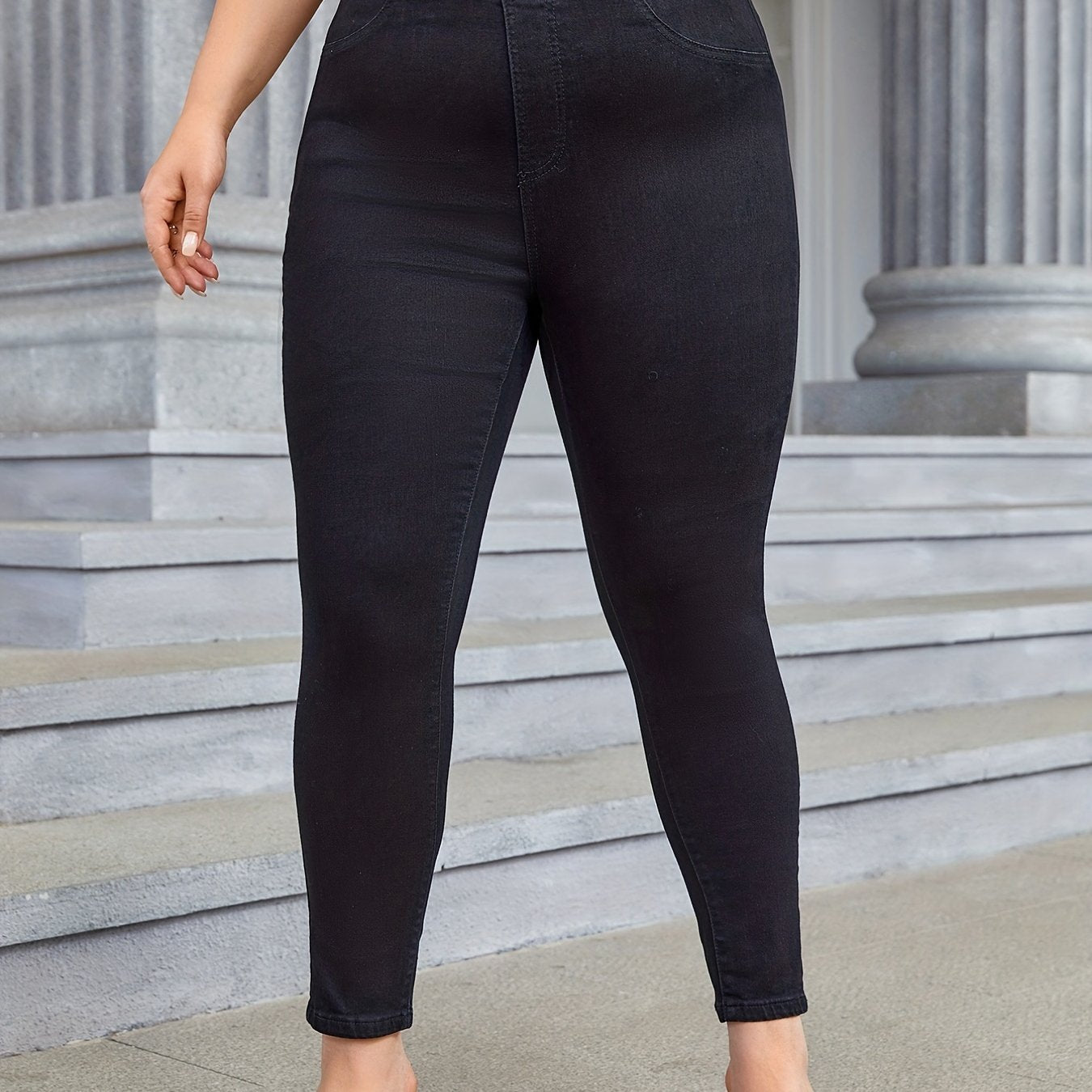 High Rise Stretch Skinny Jeans