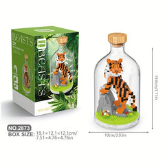 Animal Series 3D Puzzle Building Blocks DIY Display Miniatures