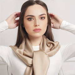 Satin Hijab Shawl Women Veil Ramadan Head Wraps Headscarves Solid