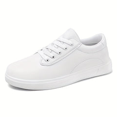 Men's Skate Shoes Easy Clean Good Grip Lace up Sneakers