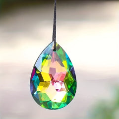 Bauhinia Crystal Chandelier Pendant Suncatcher Hanging Outdoor Decor