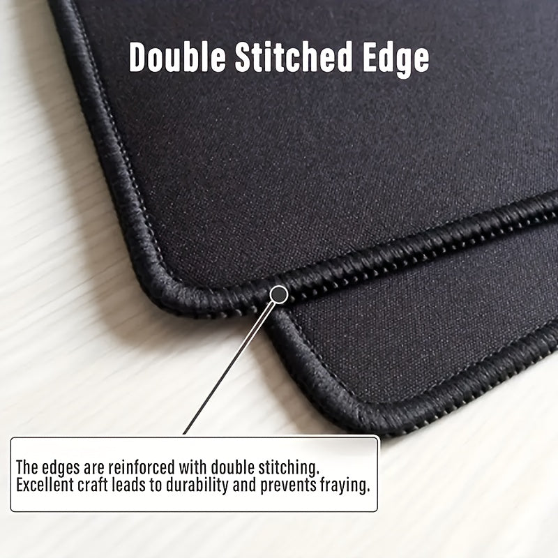 XL Gaming Mouse Pad Non Slip Rubber Base Stitched Edges - Home Office Gaming