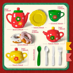 Princess Tea Party Set for Little Girls Pretend Teapot Set Kitchen Toys