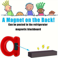 Educational Magnetic Letters And Numbers Set Colorful Alphabet Fridge Magnets