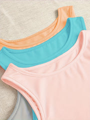 3-Piece Pajama Set Tank Top & Shorts